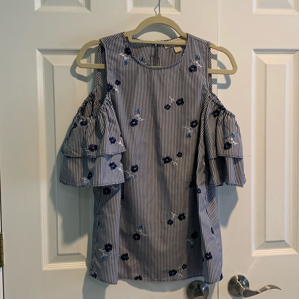 Michael Kors Cold Shoulder Blouse